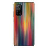 Le Balvo Xiaomi Mi 10 T Uyumlu Gökkuşağı Karışımı Baskılı Silikon Kılıf