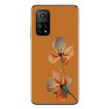 Le Balvo Xiaomi Mi 10 T Uyumlu Hibüskus Çiçeği Baskılı Silikon Kılıf