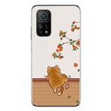 Le Balvo Xiaomi Mi 10 T Uyumlu Kedi Tırmanıyor Baskılı Silikon Kılıf