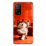 Le Balvo Xiaomi Mi 10 T Uyumlu Keyifli Köpek Baskılı Silikon Kılıf