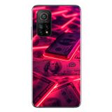 Le Balvo Xiaomi Mi 10 T Uyumlu Kızıl Dolarlar Baskılı Silikon Kılıf