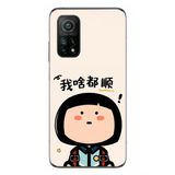 Le Balvo Xiaomi Mi 10 T Uyumlu Koreli Kız Baskılı Silikon Kılıf