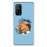 Le Balvo Xiaomi Mi 10 T Uyumlu l'M Ok Baskılı Silikon Kılıf