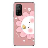 Le Balvo Xiaomi Mi 10 T Uyumlu Papatyam Baskılı Silikon Kılıf