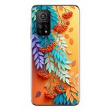 Le Balvo Xiaomi Mi 10 T Uyumlu Pastoral Çicekler Baskılı Silikon Kılıf