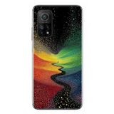 Le Balvo Xiaomi Mi 10 T Uyumlu Renkli Yollar Baskılı Silikon Kılıf