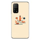 Le Balvo Xiaomi Mi 10 T Uyumlu Sade Tatil Baskılı Silikon Kılıf