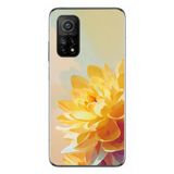 Le Balvo Xiaomi Mi 10 T Uyumlu Sarı Çiçek Baskılı Silikon Kılıf