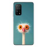 Le Balvo Xiaomi Mi 10 T Uyumlu Şaşkın Hayvan Baskılı Silikon Kılıf