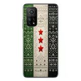 Le Balvo Xiaomi Mi 10 T Uyumlu Suriye Bayrağı Dokuma Baskılı Silikon Kılıf