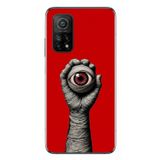 Le Balvo Xiaomi Mi 10 T Uyumlu Tek Göz Elde Baskılı Silikon Kılıf