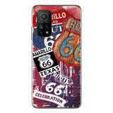Le Balvo Xiaomi Mi 10 T Uyumlu Texas Amerika Baskılı Silikon Kılıf