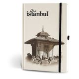 Le Color Eski İstanbul Cep Journal Çizgili Lastikli Çeşme Defter