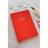 Le Color Keten Akademik Ajanda Limited Edition 17x24 Ciltli 24/25 Kırmızı