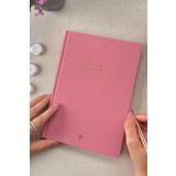 Le Color Keten Akademik Ajanda Limited Edition 17X24 Ciltli 24/25 Pembe