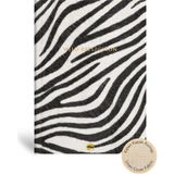 Le Color Keten Ciltli Düz Defter Zebra 17X24 - Siyah - TASARIM DEFTER