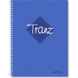 Le Color Lé 2012095/2 Tranz Pp Kapak, 1.hamur Kağıt Spiralli Defter, Mavi - Standart