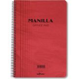 Le Color Manıla 17X24 Kar Kırmızı Defter ter180Sayfa