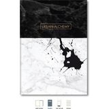 Le Color Mermer Defter Çizgili Siyah 17X24CM - Çok Renkli