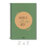 Le Color Okul Defter 17X24 Sert Kp Kareli 200SY Eco Kraft
