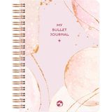 Le Color Rose Gold Noktalı Bullet Journal Pro Defter 17 x 24 cm 200 Sayfa Bakır Renkli Spiral