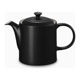 Le Creuset 4 Fincan Kapasite Şık Tasarım Büyük Seramik Demlik - Mat Siyah