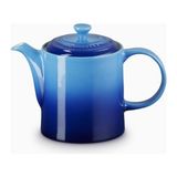 Le Creuset 4 Fincan Kapasite Şık Tasarım Büyük Seramik Demlik - Mavi