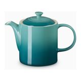 Le Creuset 4 Fincan Kapasite Şık Tasarım Büyük Seramik Demlik - Turkuaz