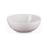 Le Creuset Jardin Seramik Salata Kasesi, Çiçek Desenli Şık ve Çok Amaçlı - Açık Pembe