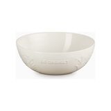 Le Creuset Jardin Seramik Salata Kasesi, Çiçek Desenli Şık ve Çok Amaçlı - Bej