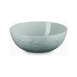 Le Creuset Jardin Seramik Salata Kasesi, Çiçek Desenli Şık ve Çok Amaçlı - Yeşil