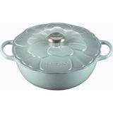 Le Creuset La Marmite Anemon Çiçeği Döküm Tencere 26 cm - Mavi