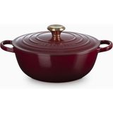 Le Creuset La Marmite Fransız Lüksü Döküm Tencere - Bordo - 26 cm