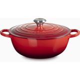 Le Creuset La Marmite Fransız Lüksü Döküm Tencere - Kırmızı - 26 cm