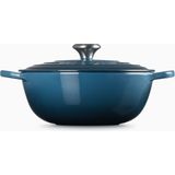 Le Creuset La Marmite Fransız Lüksü Döküm Tencere - Koyu Turkuaz - 26 cm