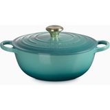 Le Creuset La Marmite Fransız Lüksü Döküm Tencere - Turkuaz - 26 cm