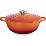 Le Creuset La Marmite Fransız Lüksü Döküm Tencere - Turuncu - 26 cm