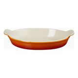 Le Creuset Oval Seramik Mini Fırın Kabı - Turuncu