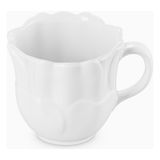 Le Creuset Seramik Çiçek Desenli Kupa - Beyaz