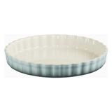Le Creuset Seramik Lüks Tasarım Tart Kalıbı 28 cm - Açık Yeşil