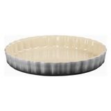Le Creuset Seramik Lüks Tasarım Tart Kalıbı 28 cm - Gri