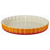 Le Creuset Seramik Lüks Tasarım Tart Kalıbı 28 cm - Turuncu