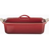 Le Creuset Seramik Pate Kalıbı Fırın Kabı 28 cm - Kırmızı