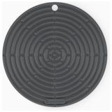 Le Creuset Yuvarlak Silikon Nihale & Tencere Tutacağı - Gri
