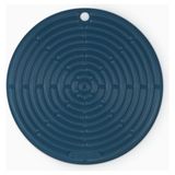 Le Creuset Yuvarlak Silikon Nihale & Tencere Tutacağı - Koyu Mavi