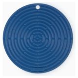 Le Creuset Yuvarlak Silikon Nihale & Tencere Tutacağı - Mavi