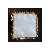 LE FANTASİA Oyalı Elişi Halay Mendil - Beyaz & Gold – Magnet, Hediyelik, Süs Aksesuarı – Magnet, Hediyelik, Süs
