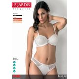Le jardin 5155 Siyah Brode Kaplı Taşlı Sütyen Takımı