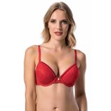 Le Jardin 7003 Vanessa (Kırmızı) Dantelli Dolgulu Soft Cup Sütyen