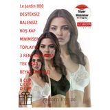 Le Jardin 800 Sütyen Desteksiz Balensiz Süper Minimiser Toparlayıcı Üçü Bir Arada B, C, D Cup TYCDEEEF461AB95DFAB9A4400